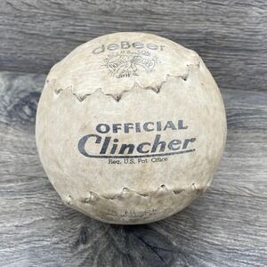 deBeer Official Clincher Softball Unisex 16 Inch Tan F16 Steam Welded Kapok